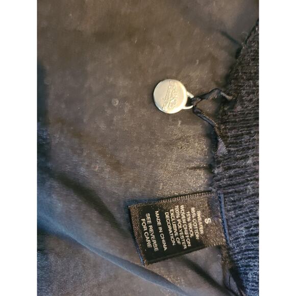 Bke‎ Studio Sweater Cotton/Wool Black Women's Small Embellishments - Picture 3 of 4